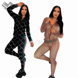 2023 nuovo arrivo Designer Brand outfit vestiti invernali per le donne Luxury 2 pezzi Joggers Suit Women Two Piece Pants Sets