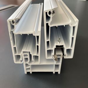 2 tracce 70mm finestre scorrevoli in <span class=keywords><strong>Pvc</strong></span> finestre profilo porte e finestre materiali da costruzione - Product Image 2