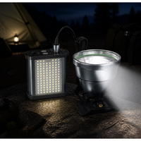 Lampe LED laser A500 40W à suspendre à la taille, 20000mAh, rechargeable, en alliage d'aluminium, avec banque d'alimentation USB Type-C, lampe latérale, faisceau de 500m, pour le camping