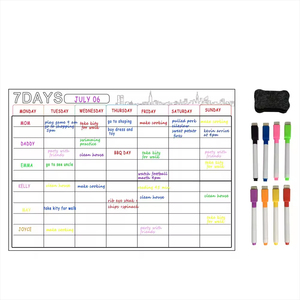 Venta caliente impermeable niños para escribir tablero crecimiento plan de aprendizaje animar pizarra pegatinas pared pegatina decorativa - Product Image 5