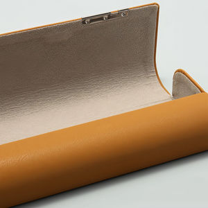 Estuche Rígido de Cuero para Gafas, Diseño Retro Rectangular, Anti-estrés, Unisex, Venta al Por Mayor - Product Image 3