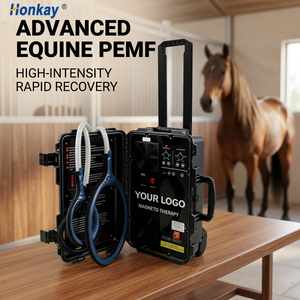 Appareil PEMF portatif pratique, directement de l'usine, pour la relaxation des articulations après la course et l'entraînement, machine de massage PEMF pour animaux destinée aux écuries. - Product Image 1