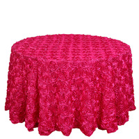 Nappe de table en polyester personnalisable de 120 pouces pour hôtels et événements, style américain, motif géométrique, en satin, anti-poussière, jupe de table de mariage, vente en gros