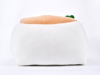 Poupée géante en peluche super douce de 40 cm, personnalisée en usine, en forme de tofu, brodée, anti-stress, mini cadeau