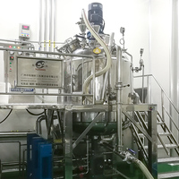 Homogénéisateur à cisaillement élevé, émulsifiant, mélangeur sous vide, dispersant haute vitesse pour la production de crèmes cosmétiques