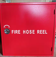 Armoire à enrouleur de tuyau d'incendie à porte simple de haute qualité, boîte extérieure pour tuyau d'incendie, dispositif de protection incendie