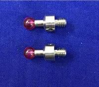 6mm 8mm 10mm Runde Edelsteinperlen 5 #   Rote Synthetische Rubinkugel