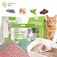 Arena para Gatos de Bentonita de Sodio Económica, Biodegradable, de Bajo Contenido de Polvo y Aglomerante, 20 kg