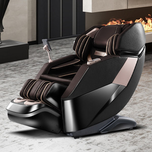 Sillón de Masaje Inteligente con Brazo Robótico 3D, Control Manual por Cable, Masaje Corporal Completo con Amasamiento <span class=keywords><strong>y</strong></span> Percusión, Modelo Cápsula Espacial con Bluetooth - Product Image 1