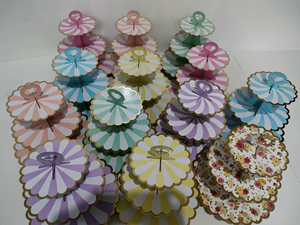 Soporte de Papel para Cupcakes y Postres de 3 Niveles, Exhibidor para Fiestas de Cumpleaños, Bodas, Decoración para Fiestas Infantiles - Product Image 5