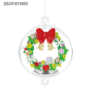 QS ชุดของเล่นตัวต่อพลาสติกขนาดเล็กเพื่อการศึกษาสำหรับเทศกาลคริสต์มาสของเล่นเพื่อการศึกษาสำหรับเด็กก่อนวัยเรียนดีไซน์ใหม่ - Product Image 3