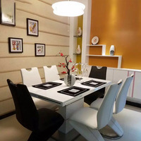 Prix Direct Usine Ensemble Table et Chaises Salle à Manger Luxe Moderne 6 à 8 Chaises
