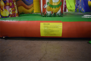 Buttafuori gonfiabili commerciali che saltano castello gonfiabile con scivolo per bambini all'aperto LI gioco all'aperto Logo personalizzato accettabile - Product Image 6