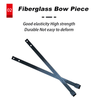 Ensemble arc et flèches de chasse en fibre de verre haute résistance 30-40lbs, conception à tirage droit, pour débutants