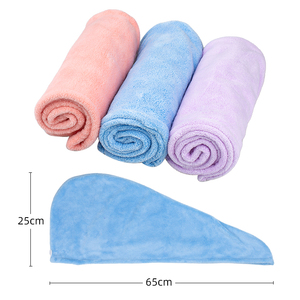 Custom logo <strong>Hair</strong> Towel Microfiber Quick Dry <strong>Microfibre</strong> <strong>Hair</strong> Drying Towel <strong>Wrap</strong> Turban Microfiber <strong>Hair</strong> Towel <strong>Wrap</strong> for Women - Product Image 5