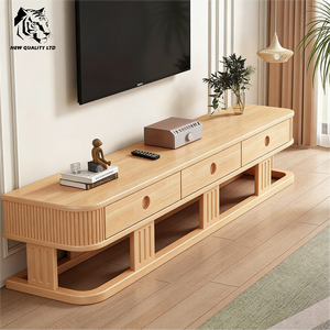 china factory <b>low</b> cost customize in stock natural style Eco-Friendly <b>TV</b> Sideboard for Living Room Bedroom Newest Wood <b>TV</b> Cabinet - Product Image 3