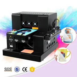 Impresora A4 UV, máquina de impresión plana, impresora Logojet Uv para caja de teléfono de plástico, cilindro acrílico de Metal y madera, tarjeta de identificación de PVC 50 CISS