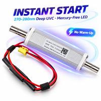 Module stérilisateur UV en ligne testé anti-fuite de qualité supérieure, longueur 103 mm, lampe de désinfection pour tuyau d'eau, module UVC profond