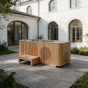 Vasca per Immersione in Acqua Fredda con Refrigeratore in Acciaio Inox per Palestra Domestica e Relax all'Aperto - Product Image 3