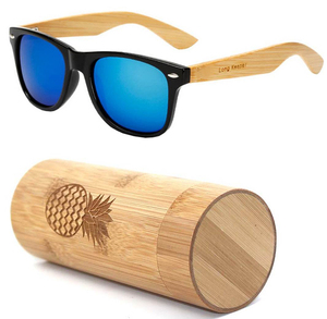 Sonenbrille — lunettes de soleil avec Logo personnalisé, vente en gros, cadre en plastique, PC et bois, <span class=keywords><strong>2021</strong></span> - Product Image 1