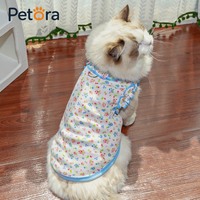 Harnais pour chien Petora, vente flash, motif floral, volants côtelés, avec anneau en D, pour petit chiot, promenade quotidienne