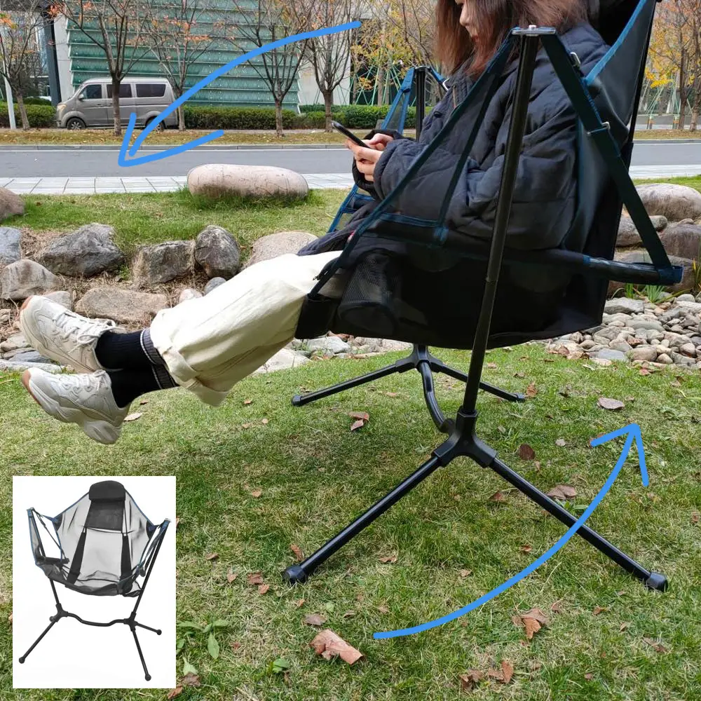 Chaise de Camping, inclinable, pliante, pour usage extérieur, haute qualité, avec sac, offre spéciale, 2021