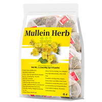 Sachets de tisane de molène 100% pure, ingrédient unique, pour le nettoyage pulmonaire et le soutien respiratoire, sans caféine, qualité supérieure, 2g, 30 sachets, thé santé