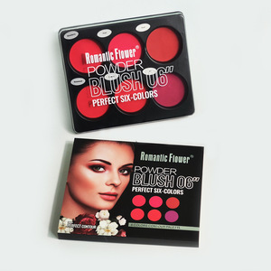 Palette de fards à joues 6 couleurs, finition mate et satinée, pigment longue durée pour tous les tons de peau - Product Image 6