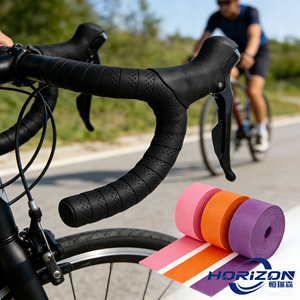 Vente en gros à prix ultra-bas : Bande adhésive antidérapante en PU pour poignées de vélo BMX, absorbant la transpiration, avec poignée réglable - Product Image 1