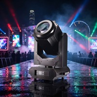 Luz Móvil de Cabeza con Haz de Luz de 350W, Impermeable IP65, 2 Unidades °   Luz Móvil de Haz Estrecho para Escenario Exterior con Prisma 8+16 y 16 Canales RDM