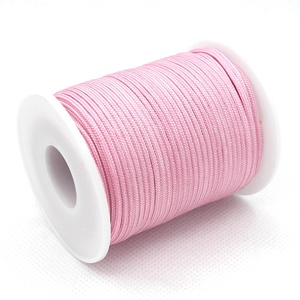 Cordon en nylon tressé à la main de 1 mm et 1,5 mm, durable et résistant, pour bracelets, colliers, perles, porte-clés et fabrication de nœuds chinois - Product Image 2