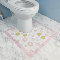 Tapis de bain jetable anti-dérapant Tapis de sol jetable pour salle de bain