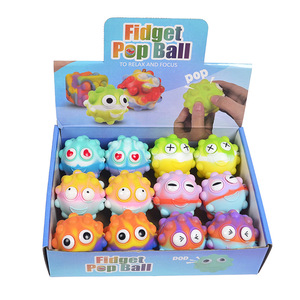 Juguete Antiestrés Push Pop It Ball con Textura Irregular, Juego Interactivo para Estimular la Vista, Mini Pelota Antiestrés para Regalos de Fiesta - Product Image 6