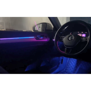 64 Colors Ambient Lighting Upgrade <b>Kit</b> for Volkswagen Lamando 2015-2021 Interior LED Lighting Accessories - Product Image 2