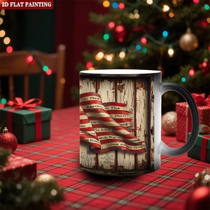 Taza Mágica Negra Esmerilada de 11 oz, Taza de Cerámica Sensible al Calor que Cambia de Color, Regalo para Maestros de Escuela - Product Image 2
