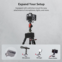 Super pince universelle OEM CAME-TV avec trou de vis de 1/4 "et sabot froid pour moniteur LCD, lumière LED, caméra microphone