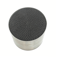 Substrat métallique en nid d'abeille Euro V 300/400 CPSI pour le traitement des gaz d'échappement de moto, directement de l'usine