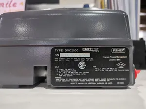 มีสินค้าในสต็อก ตัวควบคุม Fieldvue DVC2000 พร้อมฟีดแบค 4-20 มิลลิแอมป์ ฮาร์ท ดิจิตอลแบบทำงานเดี่ยว - Product Image 4