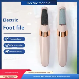 Nouveau modèle de lime électrique <span class=keywords><strong>pour</strong></span> les pieds, lime à pieds entièrement automatique à deux vitesses, <span class=keywords><strong>appareil</strong></span> rechargeable <span class=keywords><strong>pour</strong></span> éliminer les callosités et les peaux mortes, soin des pieds - Product Image 1