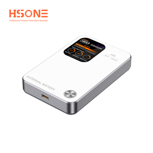 Batterie externe sans fil ultra-mince en alliage d'aluminium MY15/MY25L avec écran TFT, charge sans fil 15W, 10000MAH 5000MAH - Product Image 5