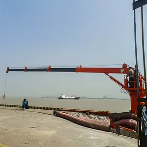 30t 20 Ton Marine Deck Crane Telescopic Hydraulic Deck Crane For Sale