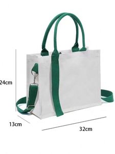 Bolsa de Mano Personalizada de Lona de Algodón Reciclado Ecológico con Diseño Gratuito y Correa Larga - Product Image 3