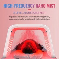Masque de beauté LED rechargeable par USB, 7 modes de couleur, contrôleur détachable, appareil de spa facial à domicile