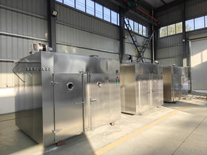 آلة تجفيف الأعشاب والفواكه الصناعية عالية الجودة 220 فولت مع تحكم PLC مجفف طعام بصواني - Product Image 2