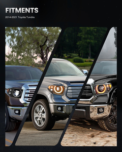 Kit de Faros Delanteros Bi-LED para Tundra 2014-2021, Faros Delanteros con Luz de Circulación Diurna, Cumplen con la Normativa DOT, para Toyota Tundra 14-21 - Product Image 6