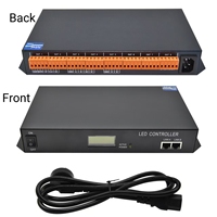 Contrôleur LED A28A ArtNet 8 ports avec sortie SPI/DMX 16 bits, double sauvegarde, compatible avec les bandes LED UCS7604/UCS8904