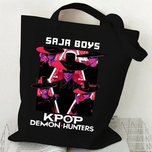 Bolsa de Lona de Moda para Estudiantes con Diseño de Anime, Estilo Ins, para Niñas, con Estampado de la Película Kpop Demon Hunters 2026 - Product Image 5