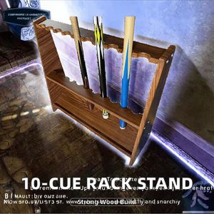 Support <span class=keywords><strong>de</strong></span> Rangement <span class=keywords><strong>pour</strong></span> <span class=keywords><strong>Queue</strong></span> <span class=keywords><strong>de</strong></span> <span class=keywords><strong>Billard</strong></span> en Bois en Gros avec Armoire <span class=keywords><strong>de</strong></span> Présentation Étanche et Portable <span class=keywords><strong>pour</strong></span> 10 Queues - Product Image 3