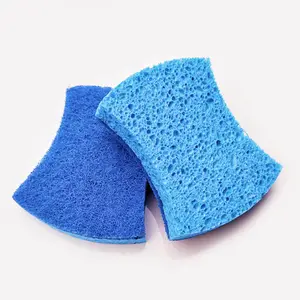 Non-Scratch ABSORBENT Cellulose Scrubber Sponge Quickie Cellulose Sponge Dish Washing Size Kitchen Dish Sponge Cleaning