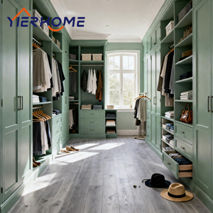 YIERHOME Schaukelstuhl-Stil Grüner Begehbarer Kleiderschrank |   Farbe & Höhe Anpassbar - Modulare Montage |   12 Jahre Direktvertrieb ab Werk - Product Image 3